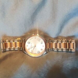 Coach New York Delancey Rose Gold & Silver Tone Stainless Steel Women's Watch